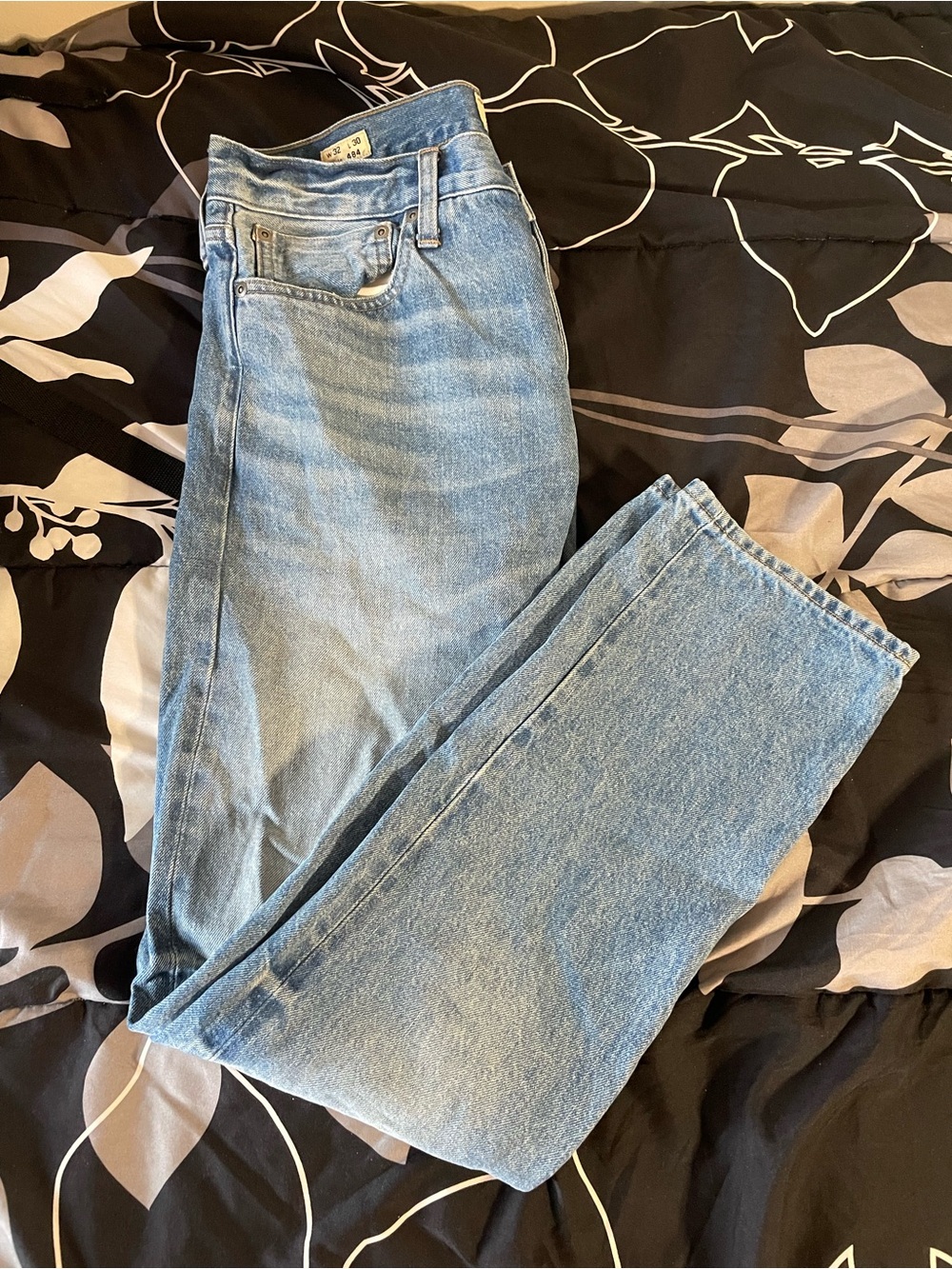 J. Crew Light Blue Straight-Leg Jeans